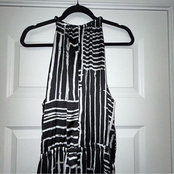 New, Chico’s Halter  Ruffle Maxi Dress Chicos - Picture 12 of 14